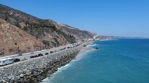 California coastline 库存影片 113485955