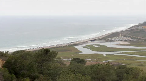 California Coastline Timelapse Stock Footage 51968434