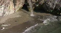California Coasts Big Sur McWay Fall 07 CU Loop HD Footage