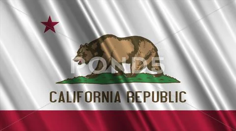 California Flag Stock Illustration