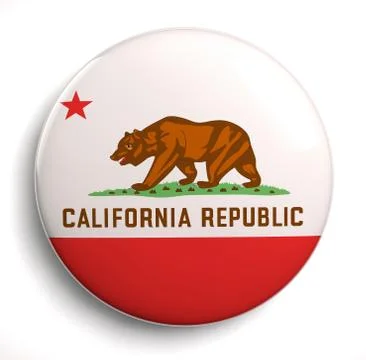 California flag Stock Illustration