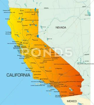 California Stock Illustration