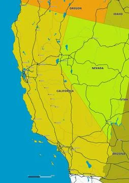 California Stock Illustration