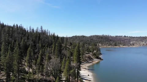 California Interstate Mountain Range High-Altitude  Aerial Drop Stock Footage 153767077