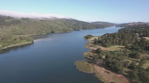 California lake Video stock 78070388