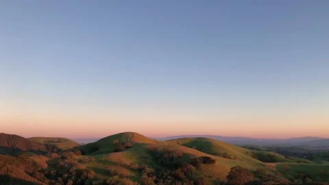 California Landscape At Sunset Video stock 171545408
