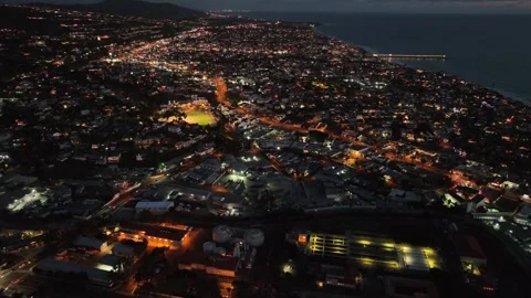 California Night Lights Stock Footage 281149382