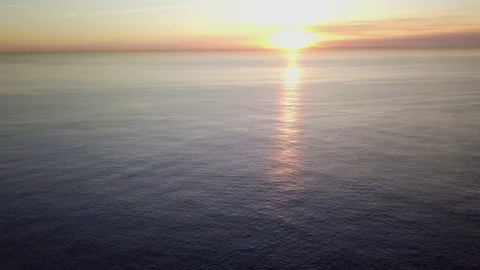 California Ocean at Sunset 스톡 동영상 83899632
