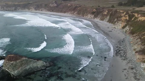 California oceanfront Slow Motion Stockbeeldmateriaal 161573787