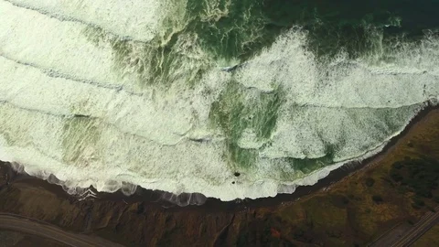 California PCH Stock Footage 80725654