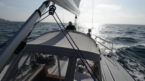 California Sailing/41 Foot Sloop 스톡 동영상 41390967
