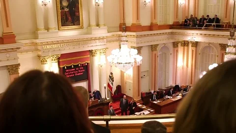 California Senate Stock Footage 74366083
