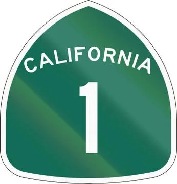California State Route Shield Stock Illustration