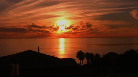 California sunset Stock Footage 31232919