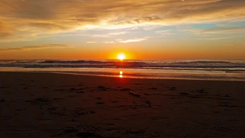 California sunset Stock Footage 122765333