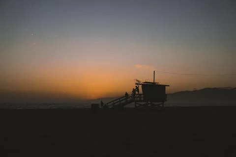 California Sunset Stock Photos