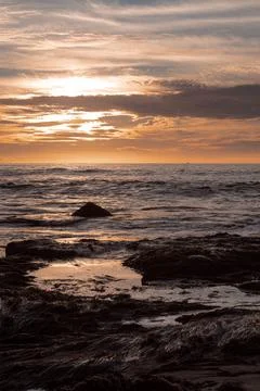 California Sunset Stock Photos