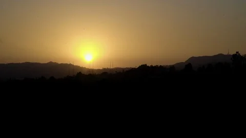 California Sunset Timelapse Video stock 91369816