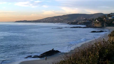 California sunset, winter 库存影片 51935050