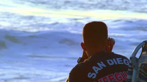 California Surf Session at Sunset Stock Footage 83556247
