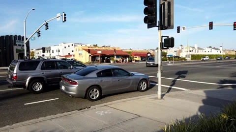 California traffic junctions time-lapse photography Stock Footage 143169239