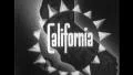 CALIFORNIA Vintage Old Film Tourism Travel Title Graphic Leader 1930s Distressed HD Footage