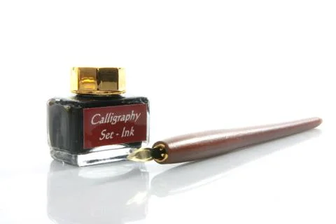 Caligraphy set Stock Photos