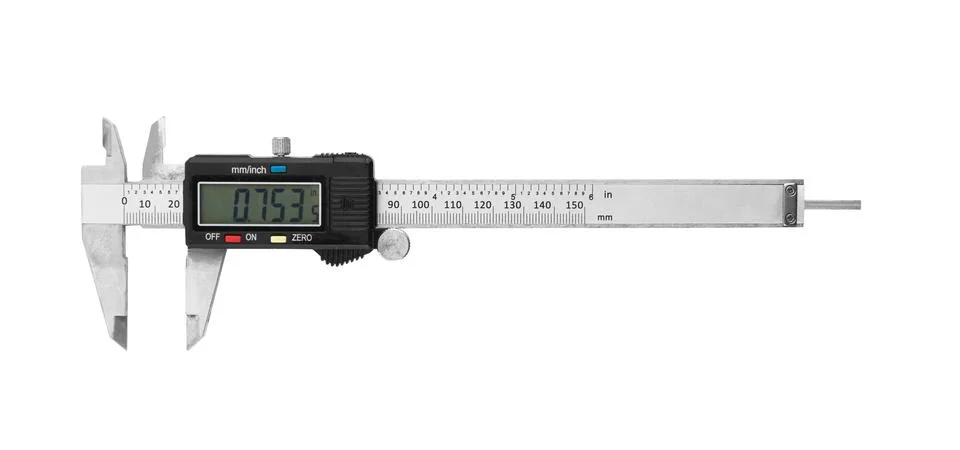 Caliper digital isolated Stock Photos