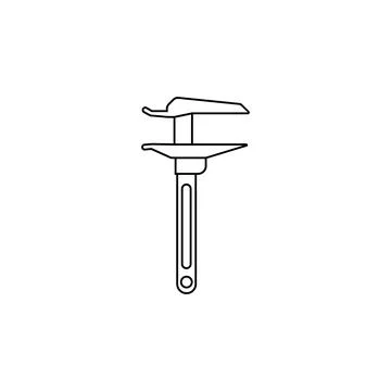 Caliper icon. Element of construction tools for mobile concept and web apps Stock-Illustration