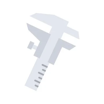 Caliper icon vector image. Stock Illustration