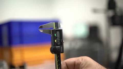 Caliper Measurement Stock Footage 95688240