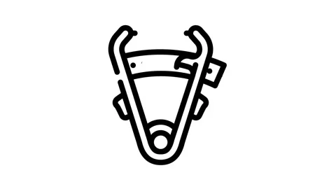 Caliper tool line icon animation Vidéo 166870799