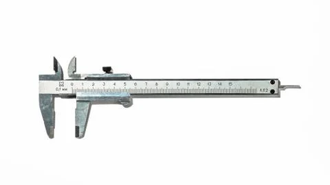Caliper on white background isolate Stock Photos