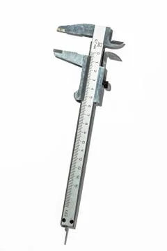 Caliper on white background isolate Stock Photos