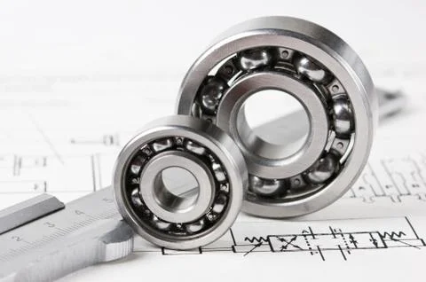 Calipers with bearing Stock Photos