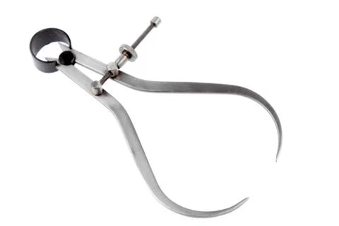 Calipers isolated over plain background Stock Photos