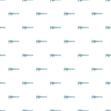 Calipers measuring tools creating a seamless pattern Stock Illustration