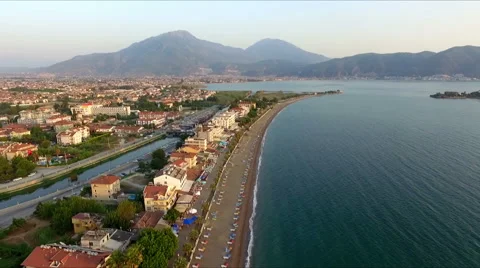 Calis Beach Sunset Video stock 58619077