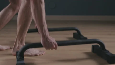 Calisthenics training Stock Footage 150808913
