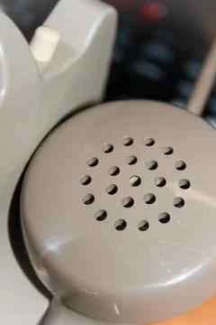 Call in the 70 - receiver Stock Photos