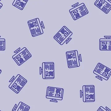 Call to action cta ux ui line vector seamless pattern Stock Illustration