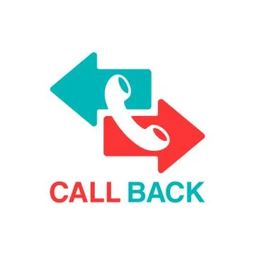 Call back icon - right and left direction arrow Stock Illustration