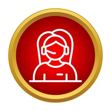 Call center agent providing customer support assistance Stock Illustration