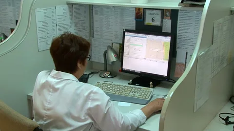 Call center of ambulance. Video stock 68138282