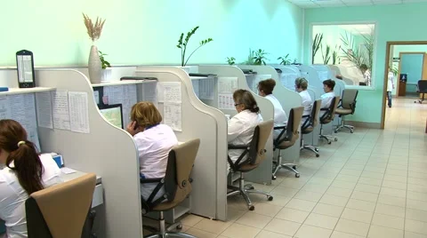 Call center of ambulance. Video stock 68138719