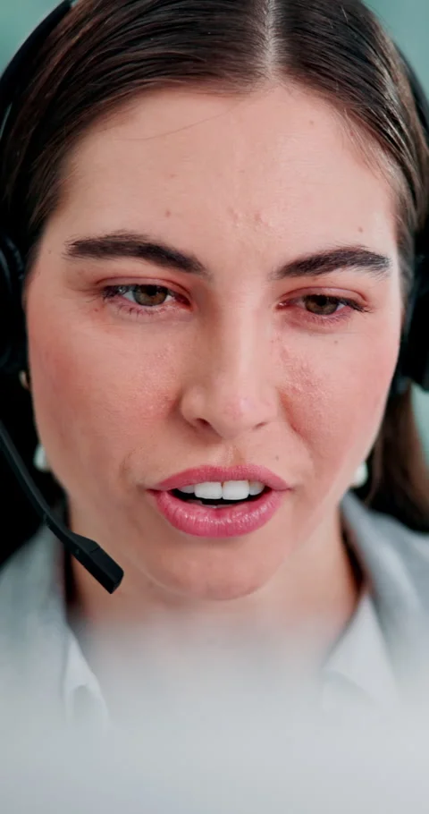 Call center, computer and business woman with finance advice, investment options Stock Footage 336660089