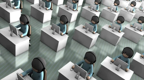 Call center concept animation, assistance, helpdesk, information. Vídeos de archivo 36799217