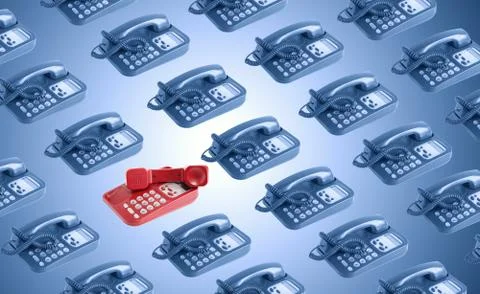 Call center concept Stock Illustration