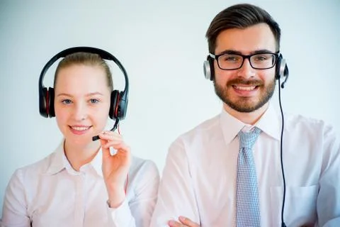 Call center concept Stock Photos