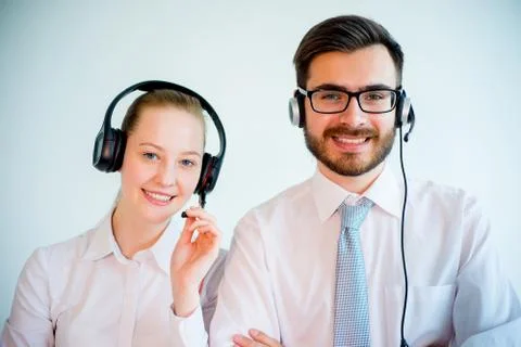 Call center concept Stock Photos